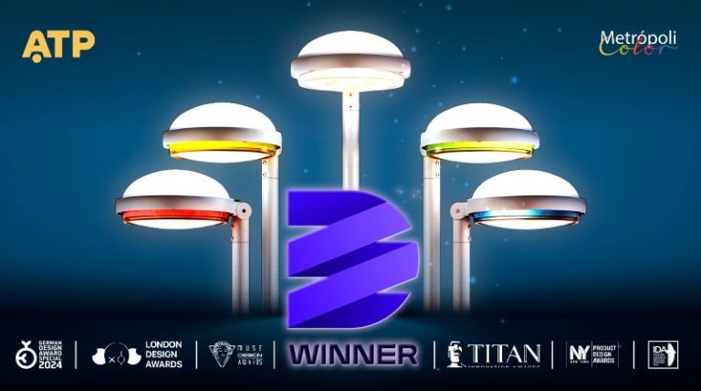 Metrópoli Color de ATP Iluminación recibe el prestigioso Design Masterprize 2024 en la categoría de Product Design