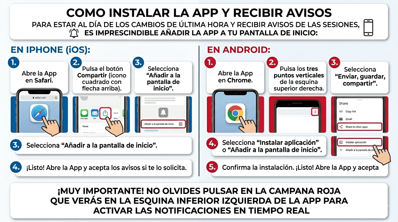 Instrucciones instalación APP SIMPOSIUM