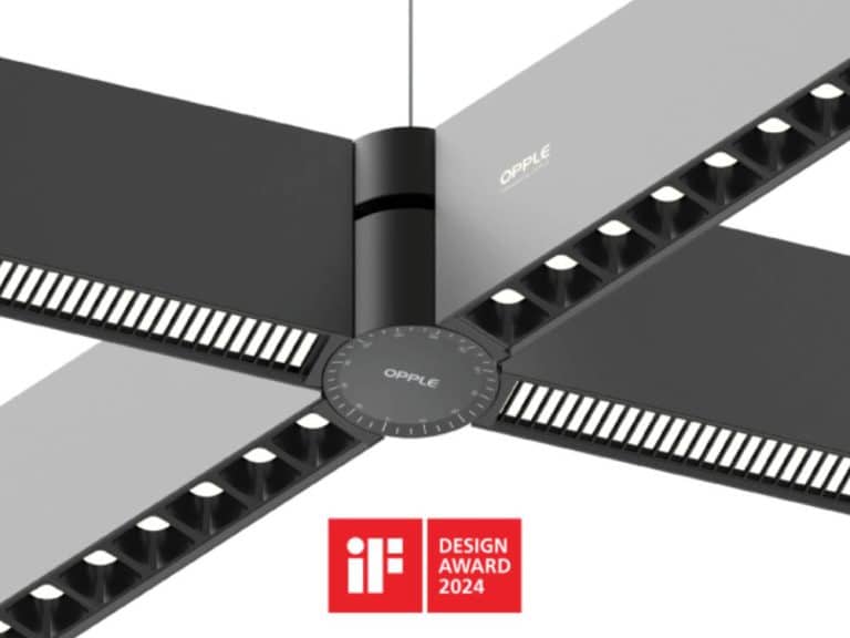 Opple Lighting, galardonada con el iF Design Award 2024 por su luminaria Tallinn