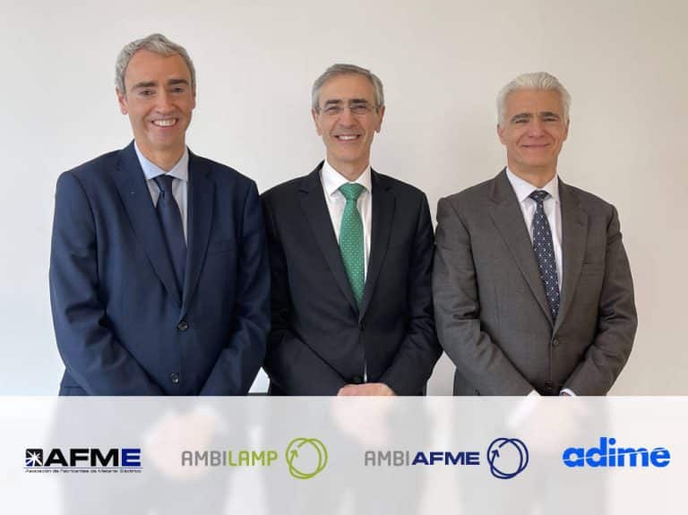 El Comité Sectorial sobre Economía Circular está conformado por Ambilamp, Ambiafme, Adime y Afmes