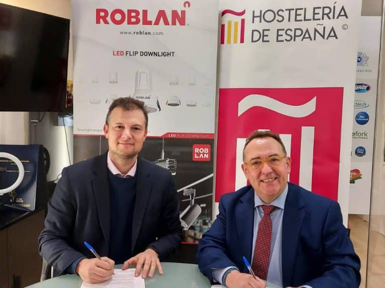 Roblan se ha convertido en la primera empresa de iluminación en unirse al Club de Hostelería de España