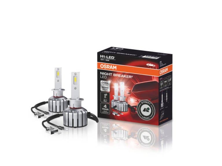 ams Osram introduce la nueva Osram Night Breaker® Led H1 a su línea de lámparas led retrofit homologadas