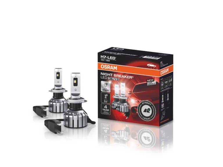 ams OSRAM lanza al mercado: la segunda generación de lámparas NIGHT BREAKER® LED H7 con un diseño óptico mejorado