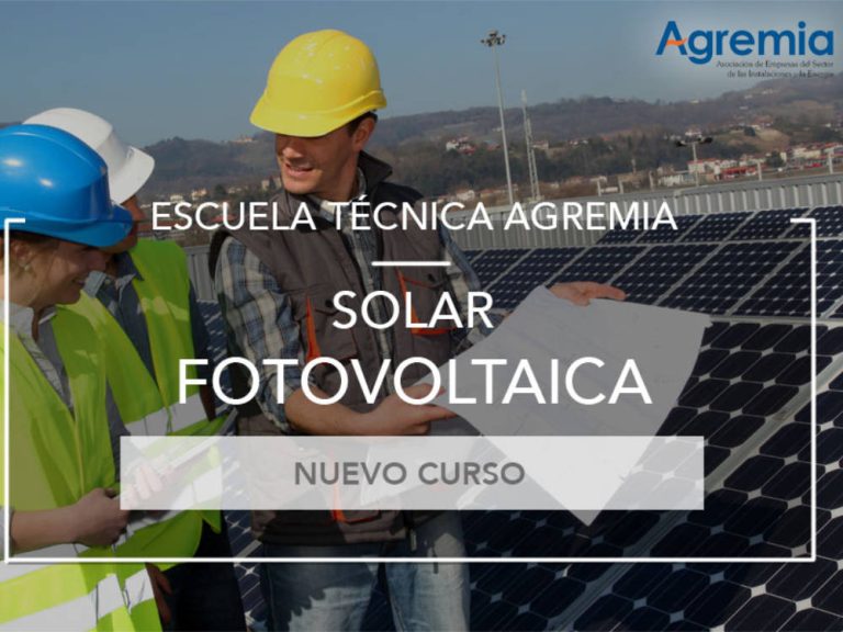 Agremia amplía su programa de formación con un curso especializado en instalaciones fotovoltaicas solares