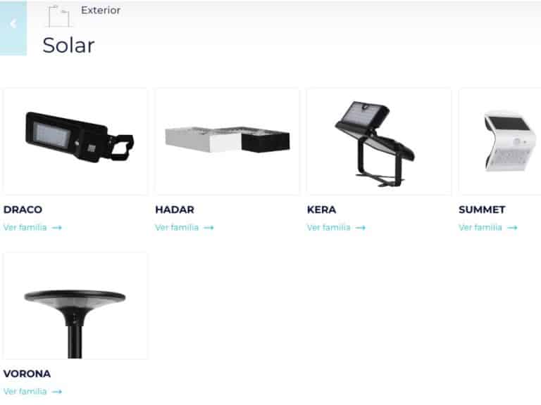 Nueva familia de luminarias solares de Prilux