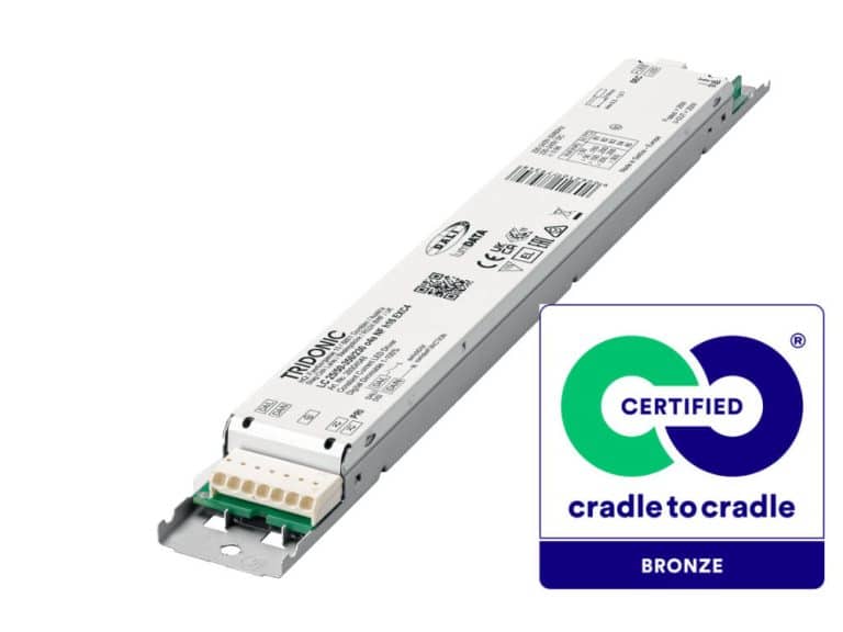 Tridonic se convierte en la primera empresa electrónica en obtener la Certificación Cradle to Cradle