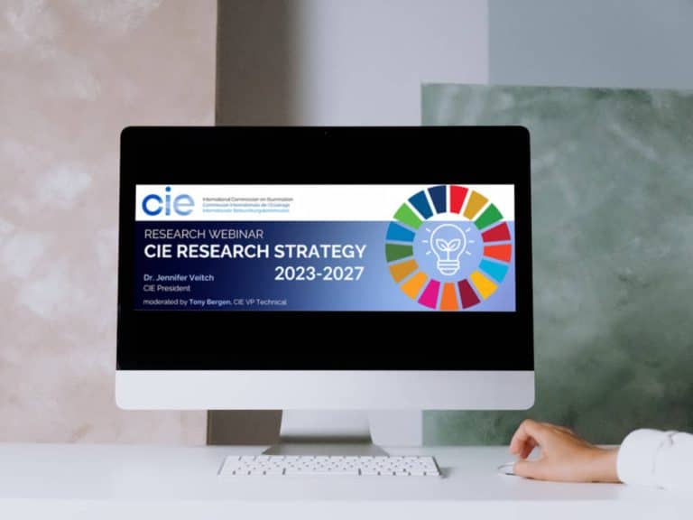 La CIE presenta su Estrategia de Investigación 2023-2027 en un webinar dirigido por la Dra. Jennifer Veitch