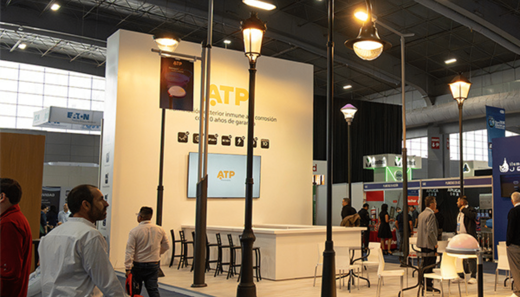 PORTADA ATP stand Latinoamérica ATP Iluminación refuerza su presencia en Latinoamérica durante Expo Eléctrica Internacional