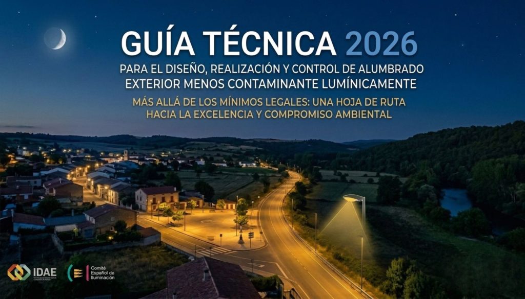 Guía técnica para diseño, realización y control de alumbrado exterior menos contaminante lumínicamente