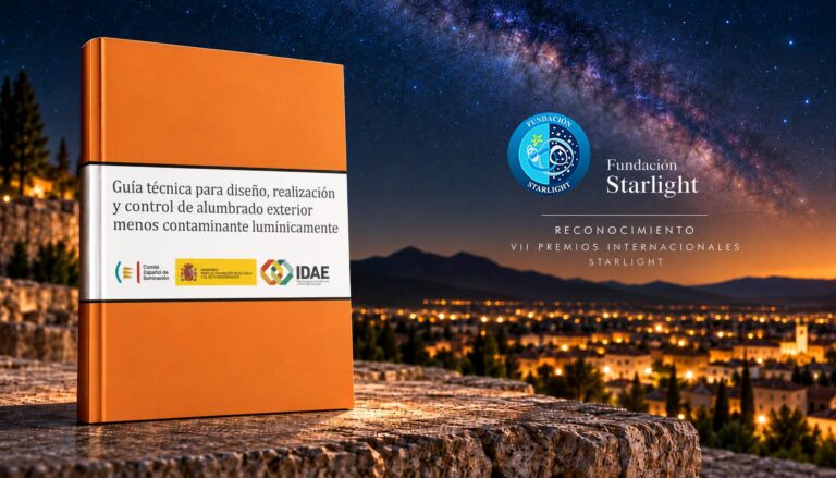 PORTADA La Fundación Starlight reconoce al CEI y al IDAE por su guía para reducir la contaminación lumínica