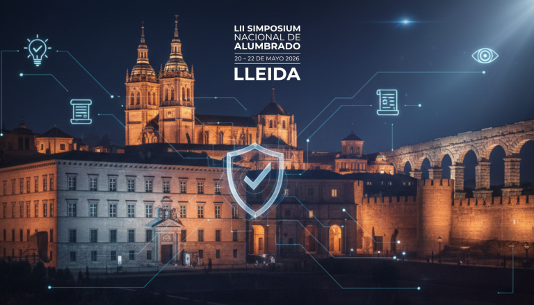 portada iluminación patrimonial simposium nacional de alumbrado lleida cei 2026