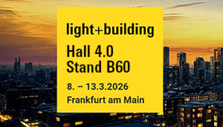 ATP Iluminación participará en Light + Building 2026, la feria internacional líder en iluminación, que se celebrará del 8 al 13 de marzo de 2026 en Frankfurt (Alemania)