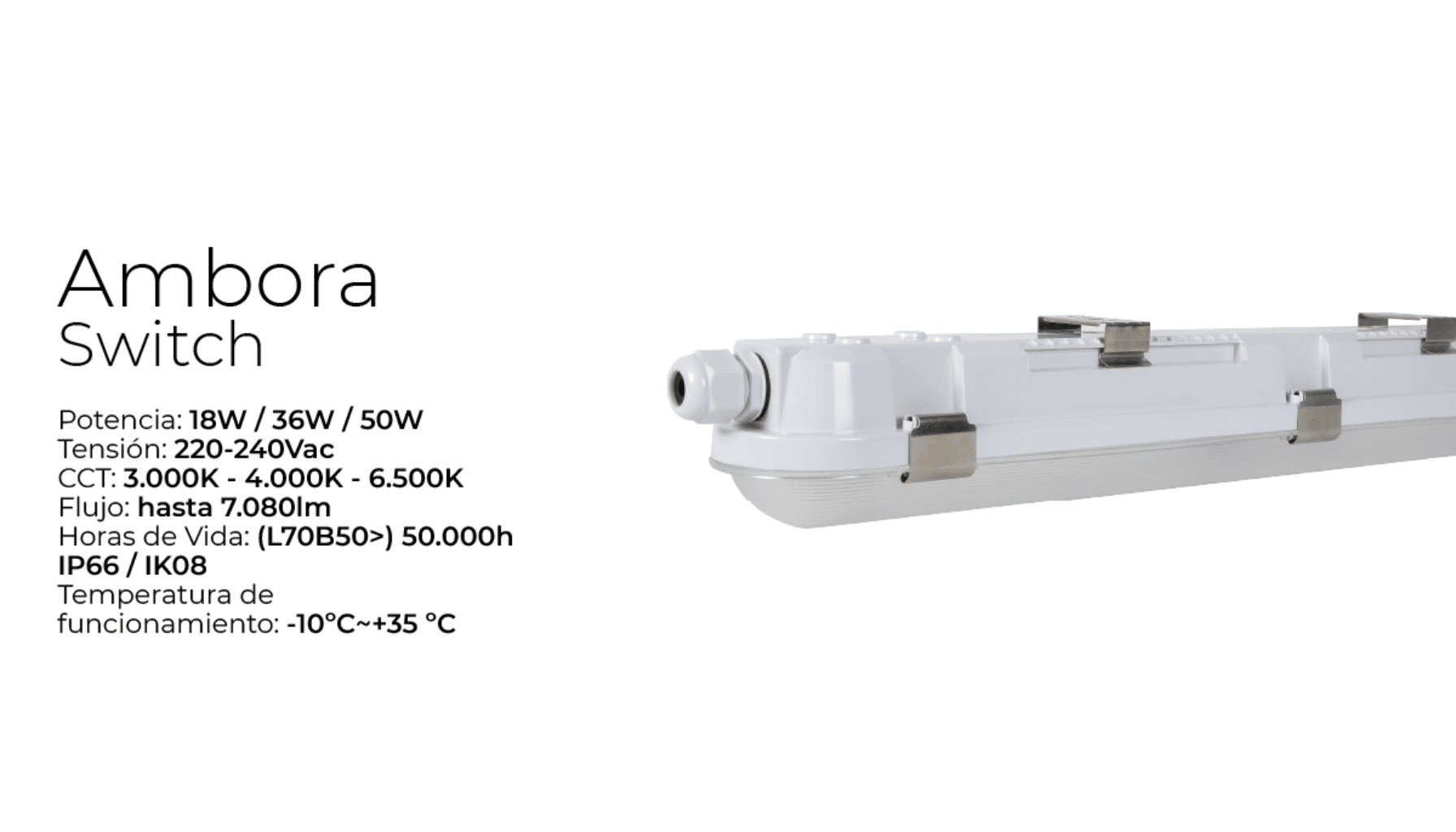 Prilux presenta AMBORA SWITCH: versatilidad y resistencia para entornos ...